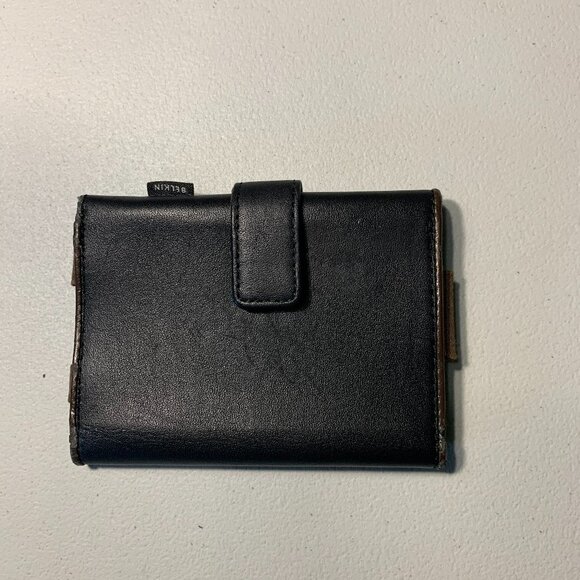 Belkin RFID black and brown wallet EUC - Picture 2 of 3